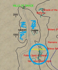 Map of Undead Locations